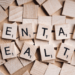 scrabble tiles spelling mental health